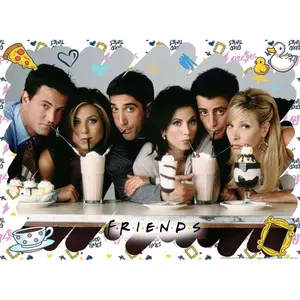 Puzzle 500 pieces i'll be there for you / friends Ravensburger image-1