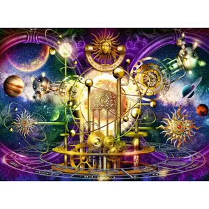 500 pieces golden solar system puzzle Ravensburger image-1