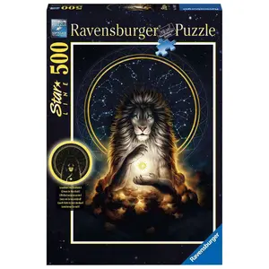500 pieces star line jigsaw puzzle radiant lion Ravensburger image-0