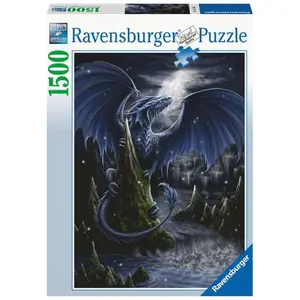 1500 pieces blue dragon puzzle Ravensburger image-1