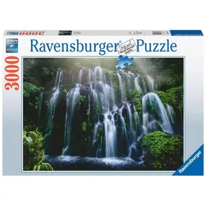 Puzzle 3000 pieces waterfalls, bali Ravensburger image-0
