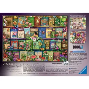 1000 piece puzzle gardening books Ravensburger image-2