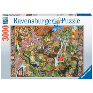 Puzzle 3000 pieces sun sign garden Ravensburger image-0
