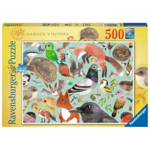500 pieces puzzle garden visitors / matt sewell Ravensburger image-0