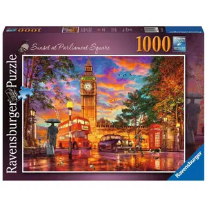 1000 piece parliament square puzzle, london Ravensburger image-0