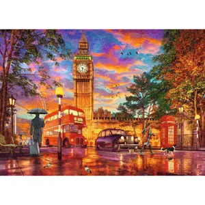 1000 piece parliament square puzzle, london Ravensburger image-1