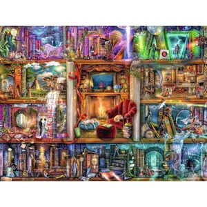 1500 piece puzzle the big library Ravensburger image-1