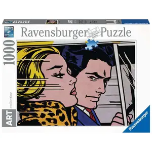1000 piece puzzle art collection in the car / roy lichtenstein Ravensburger image-0