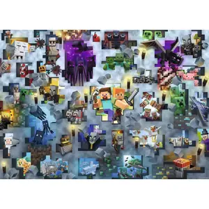 1000 pieces minecraft puzzle Ravensburger image-0