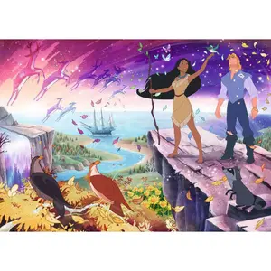 1000 pieces pocahontas puzzle - collection disney Ravensburger image-1