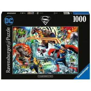 1000-piece collector's dc puzzle Ravensburger Superman image-0