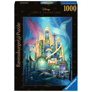 1000-piece puzzle Disney princess castle collection Ravensburger Ariel image-1