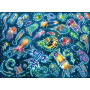 500-piece colorful underwater species puzzle Ravensburger image-1