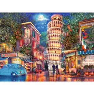 500-piece puzzle A night in Pisa Ravensburger image-1
