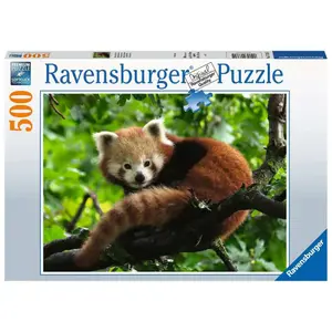 500-piece red panda puzzle Ravensburger image-0