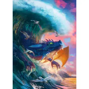 1000-piece dragon race puzzle Ravensburger image-0