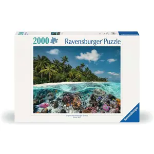 2000-piece jigsaw puzzle: a dive in the Maldives Ravensburger image-1