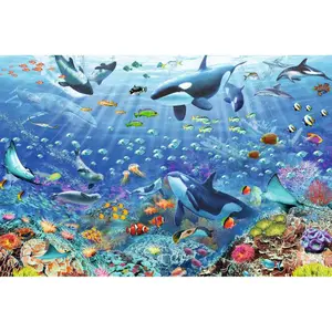 3000-piece colorful underwater puzzle Ravensburger image-1