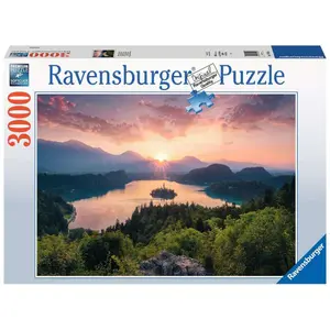 3000 bitars pussel med lac de bled, Slovénie Ravensburger Slovénie