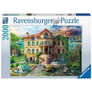 2000-piece jigsaw puzzle manoir au fil du temps Ravensburger image-1