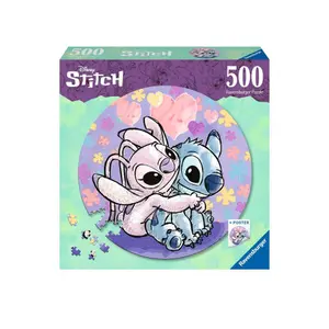 500-piece round puzzle Ravensburger Disney Stitch image-1