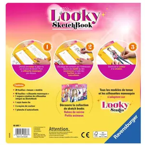 Looky sketch book small animals Ravensburger image-1