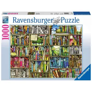 1000 piece puzzle magic library / colin thompson Ravensburger image-0