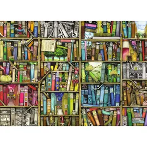 1000 piece puzzle magic library / colin thompson Ravensburger image-1