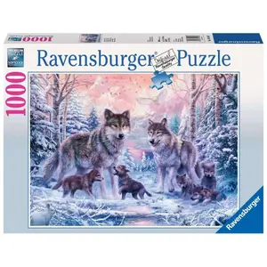 1000-piece arctic wolf puzzle Ravensburger image-1