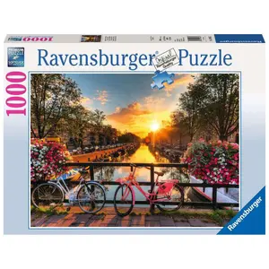 1000 piece bicycle puzzle at amsterdam Ravensburger image-0