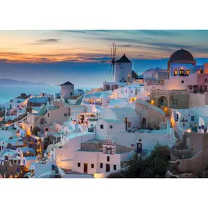 1000-piece Santorini puzzle Ravensburger image-0