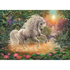 1000 pieces mystic unicorn puzzle Ravensburger image-1