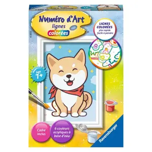 Art number mini adorable shiba inu Ravensburger image-0