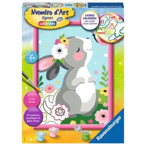 Medium art number rabbit and butterfly Ravensburger image-0