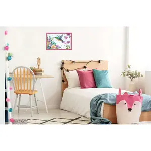 Art number large hummingbird and exotic flowers Ravensburger image-2