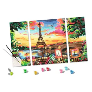 Paris triptych coloring Ravensburger CreArt Triptyque Paris image-0