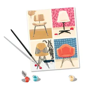 Coloring Ravensburger CreArt Take a Seat 24x30cm (Eames office) image-2