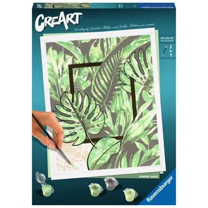Coloring Ravensburger CreArt Calming Leaves 24x30cm image-0