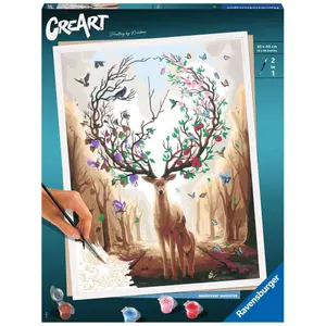 Coloring Ravensburger CreArt Magic Deer 30x40cm image-2