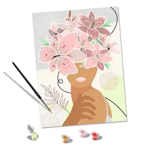 Coloring Ravensburger CreArt Flowers on my mind 30x40cm image-2