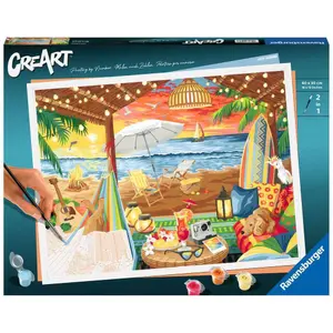 Coloring Ravensburger CreArt Cozy Cabana 30x40cm image-0