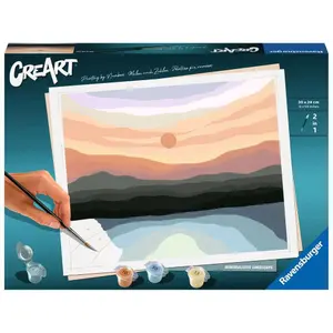 Coloring Ravensburger CreArt Minimalistic Landscape 24x30cm image-0