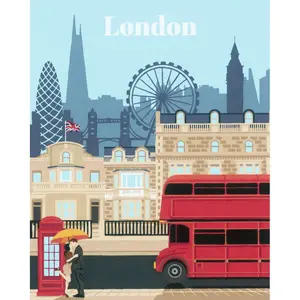 Coloring Ravensburger CreArt London 24x30cm image-1