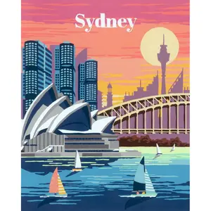 Coloring Ravensburger CreArt Sydney 24x30cm image-1