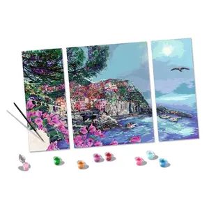 Triptych coloring 5 lands Ravensburger CreArt Triptyque image-2