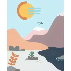 Coloring Ravensburger CreArt By the River 24x30cm image-1