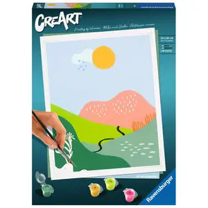 Coloring Ravensburger CreArt In the Mountains 24x30cm image-0
