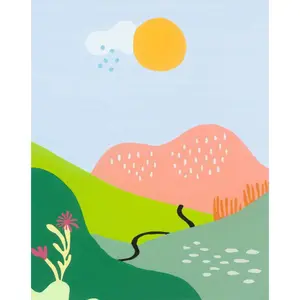 Coloring Ravensburger CreArt In the Mountains 24x30cm image-1