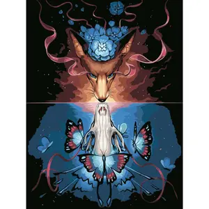 Coloring Ravensburger CreArt Beautiful Death Jojoesart edition 30x40cm image-1