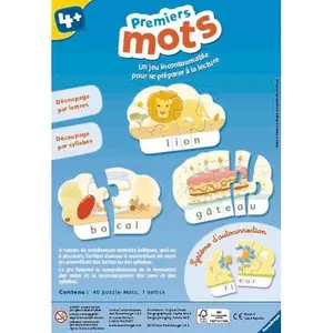 40 pieces first words puzzle Ravensburger image-1